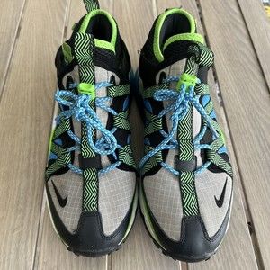 CRISP NIKE AIR MAX 270 BOWFIN SPRITE 2018 BLACK PHOTO BLUE SIZE 8, AJ7200-002🔥